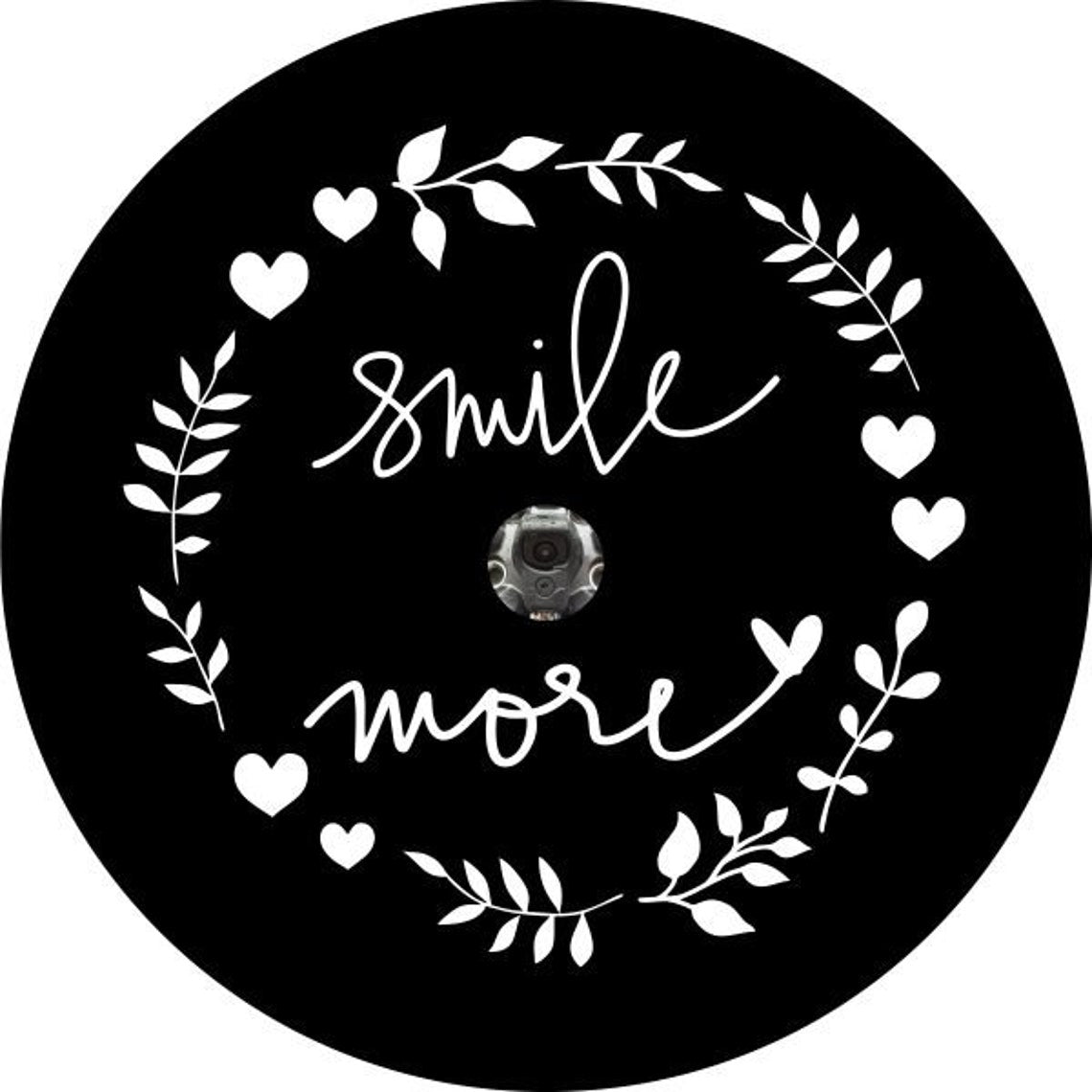 Smile More Floral Wreath
