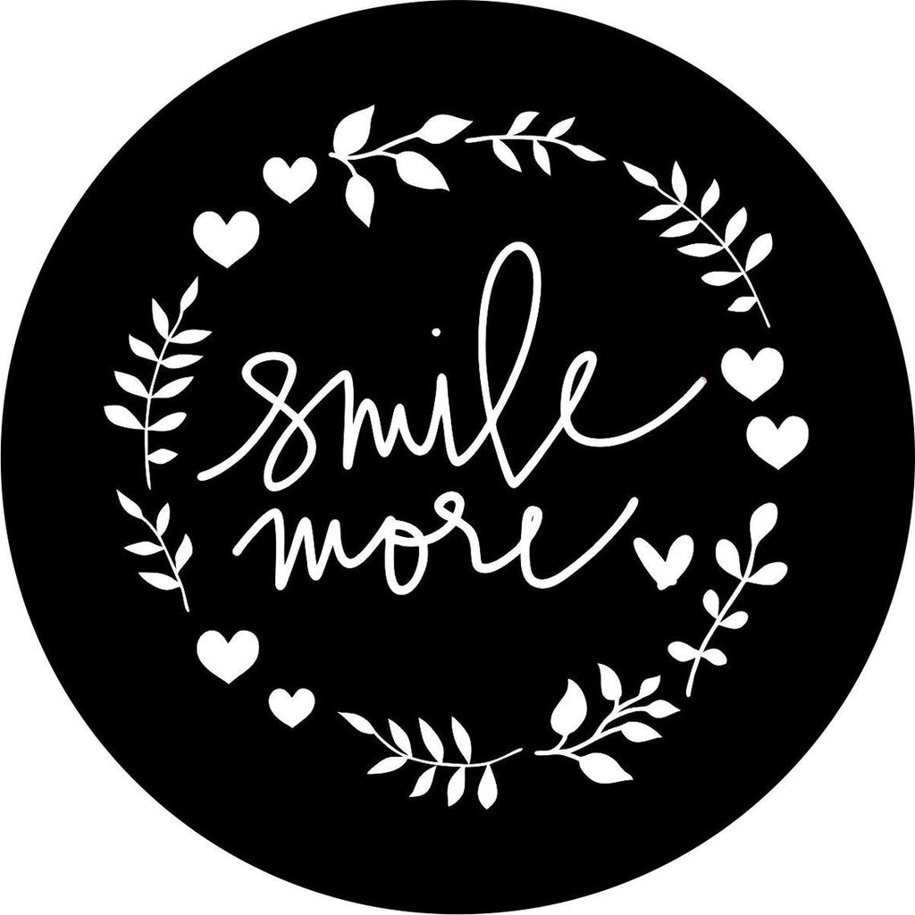 Smile More Floral Wreath