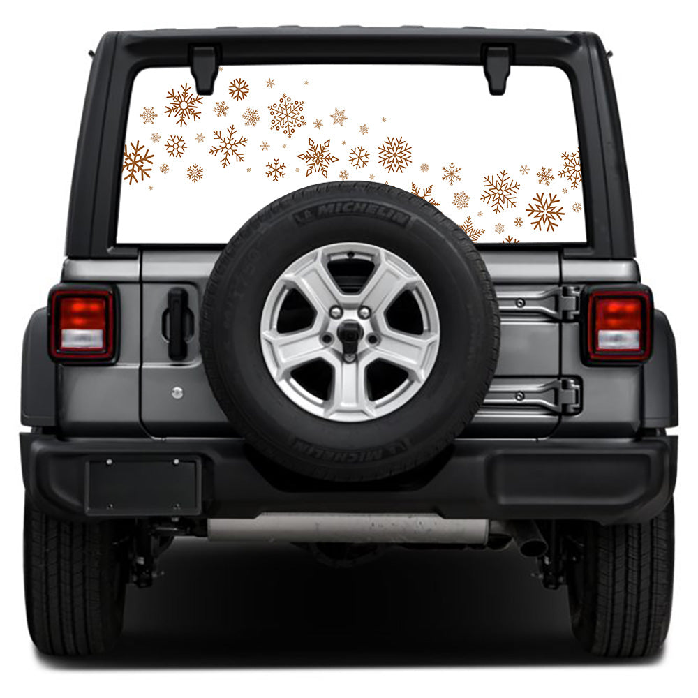 Snow Wave Rear Window Decal – Under The Sun Inserts