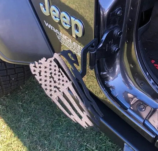 Solid color America flag foot pegs for Wrangler & Gladiator PPE Offroad