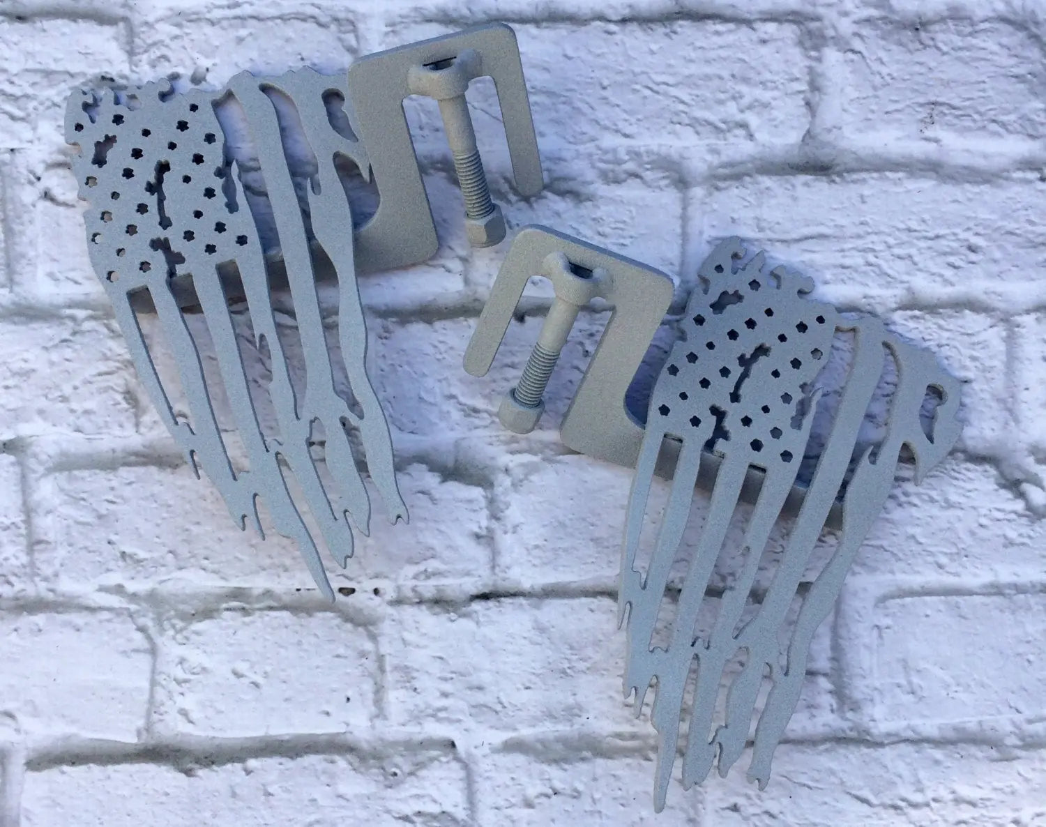 Solid color America flag foot pegs for Wrangler & Gladiator PPE Offroad