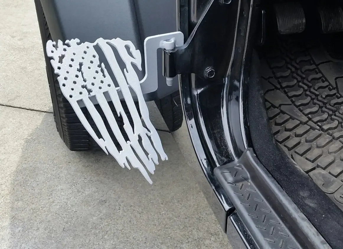 Solid color America flag foot pegs for Wrangler & Gladiator PPE Offroad