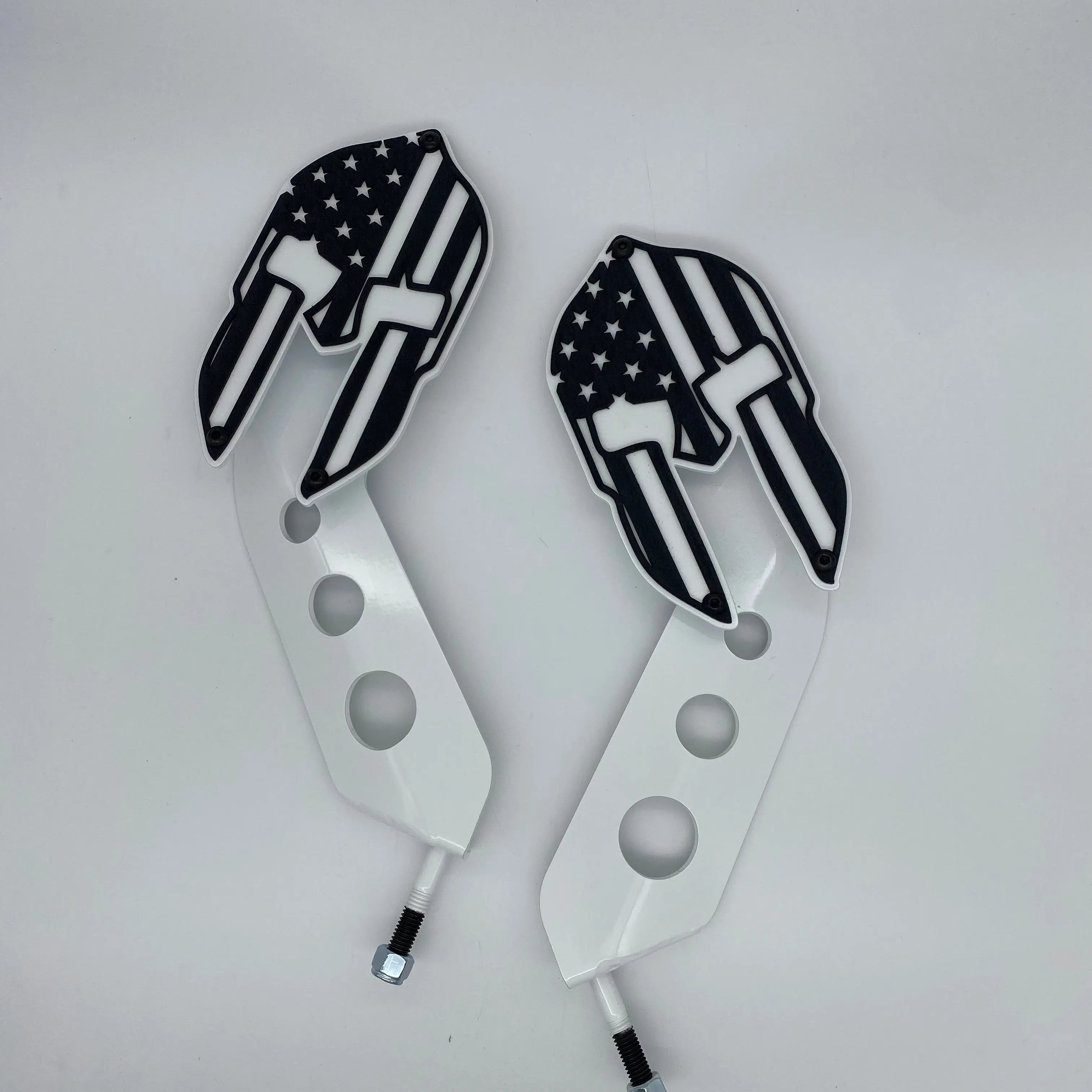 Spartan Gladiator hinge mount side mirrors for Wrangler & Gladiator PPE Offroad