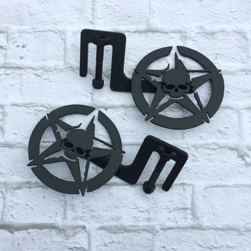 Star with skull foot pegs for Wrangler & Gladiator PPE Offroad