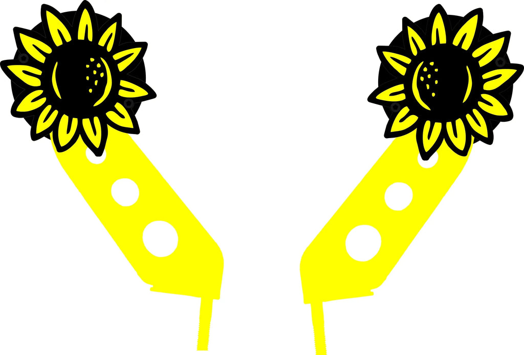 Sunflower hinge mount side mirrors for Wrangler & Gladiator PPE Offroad