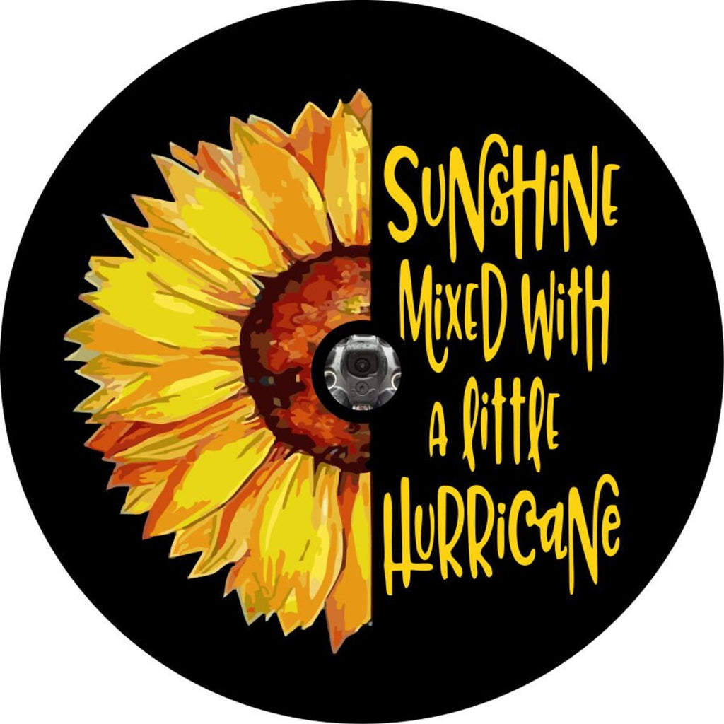 Sunflower + Quote Sunshine Mixed with a Little Hurricane