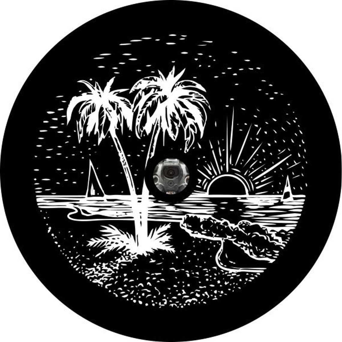 Sunset on the Beach Scene (Any Color)