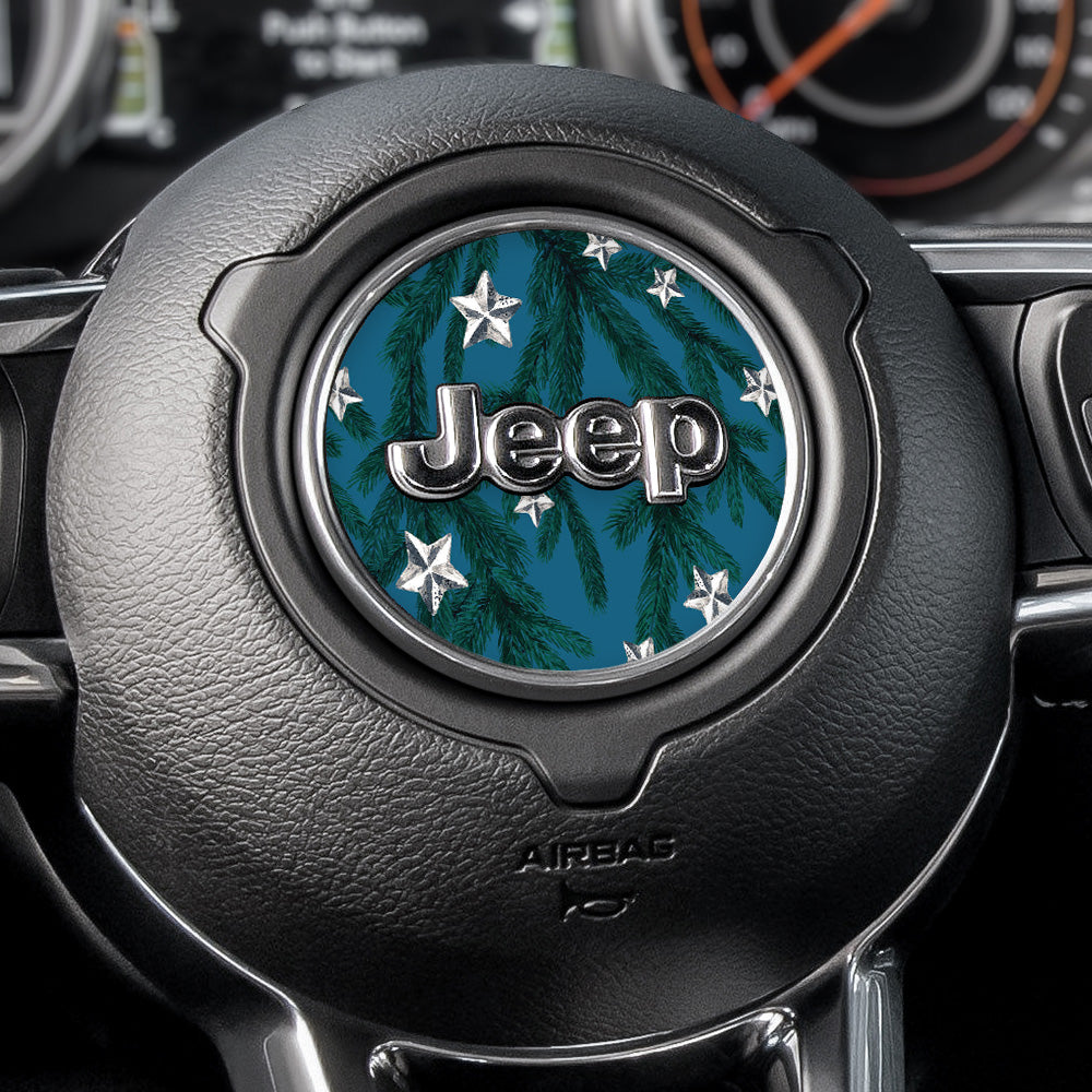 Tree Stars Steering Wheel Decal
