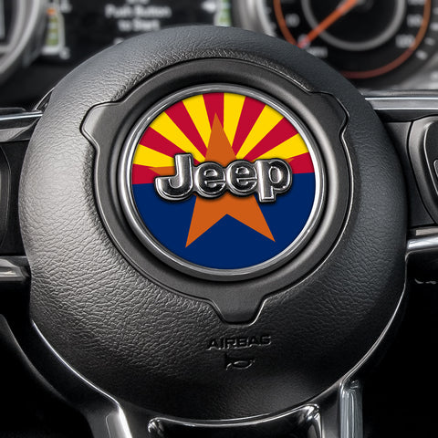 Arizona State Flag Steering Wheel Decal