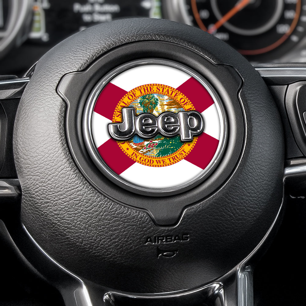 Florida State Flag Steering Wheel Decal