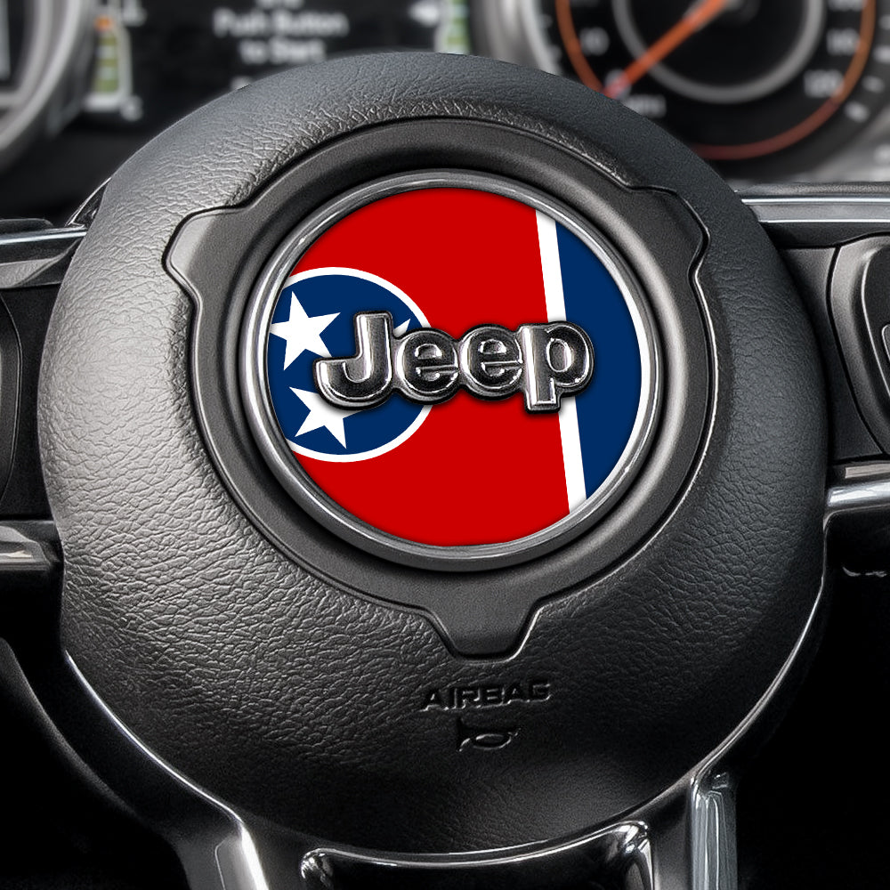 Tennessee State Flag Steering Wheel Decal
