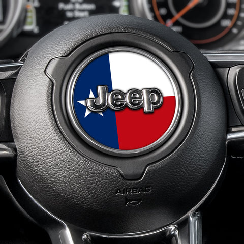 Texas State Flag Steering Wheel Decal