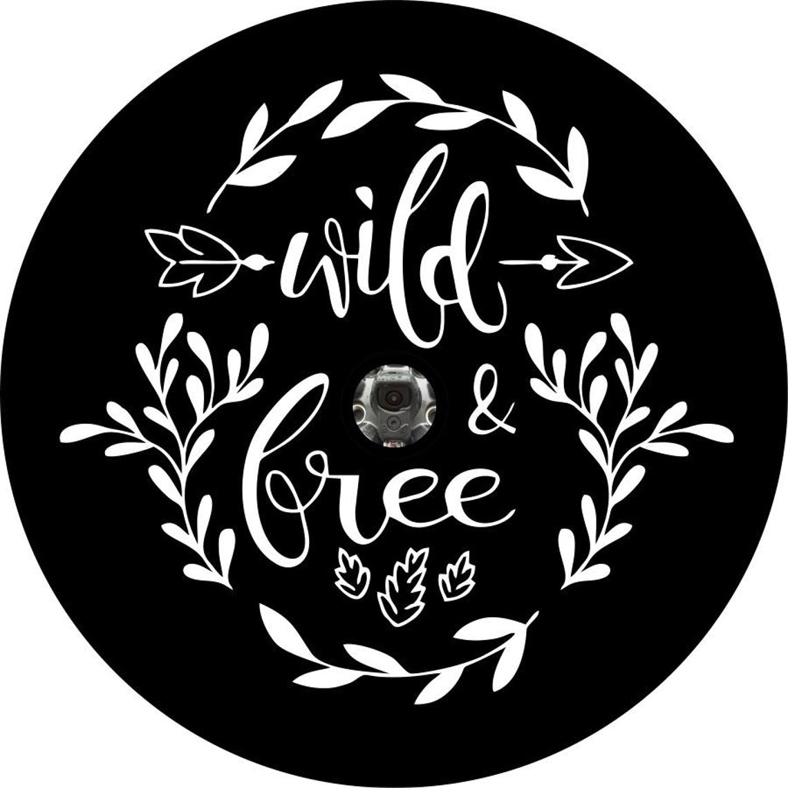 Wild and Free Floral with Arrow