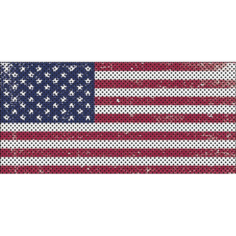Distressed Old Glory Flag Inserts & Vent Decals Bundle