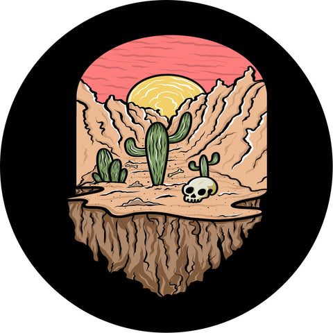 Death Valley Creative Spare Tire Cover for Jeep, RV, Bronco, Camper, and More