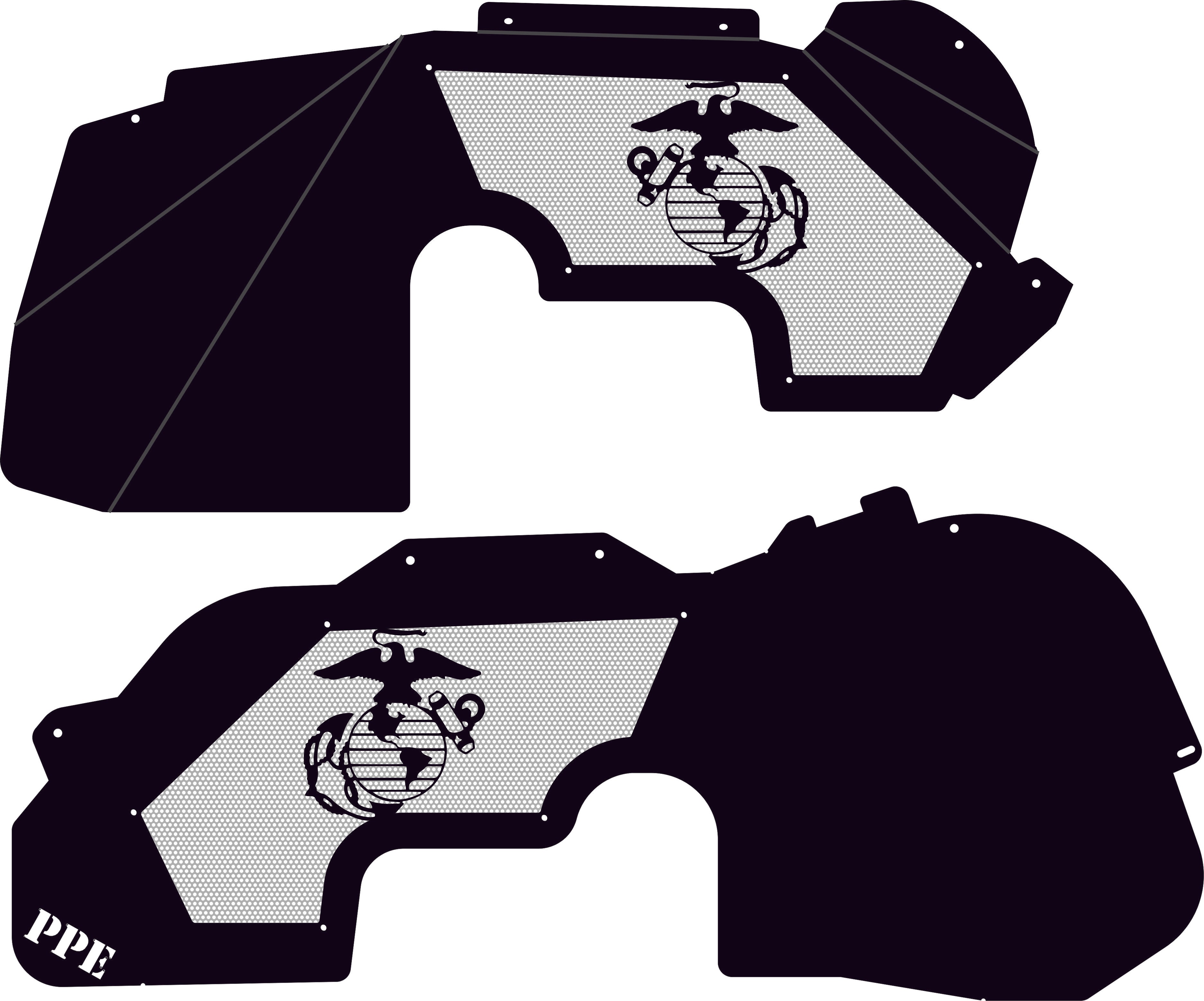 Marine EGA front inner fenders PPE Offroad