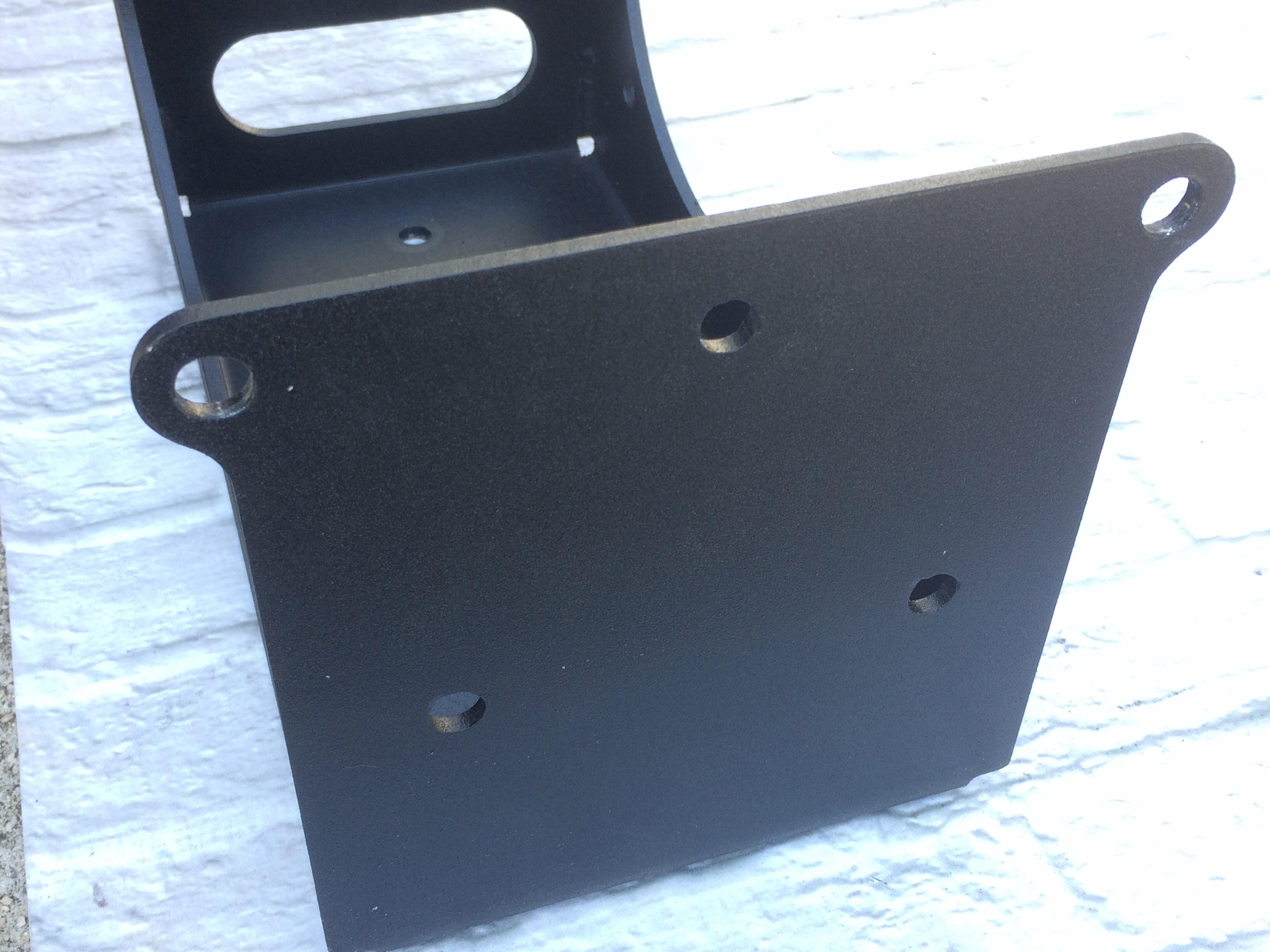 Wall mounted Jeep door hanger. Single door holder holds 2 doors