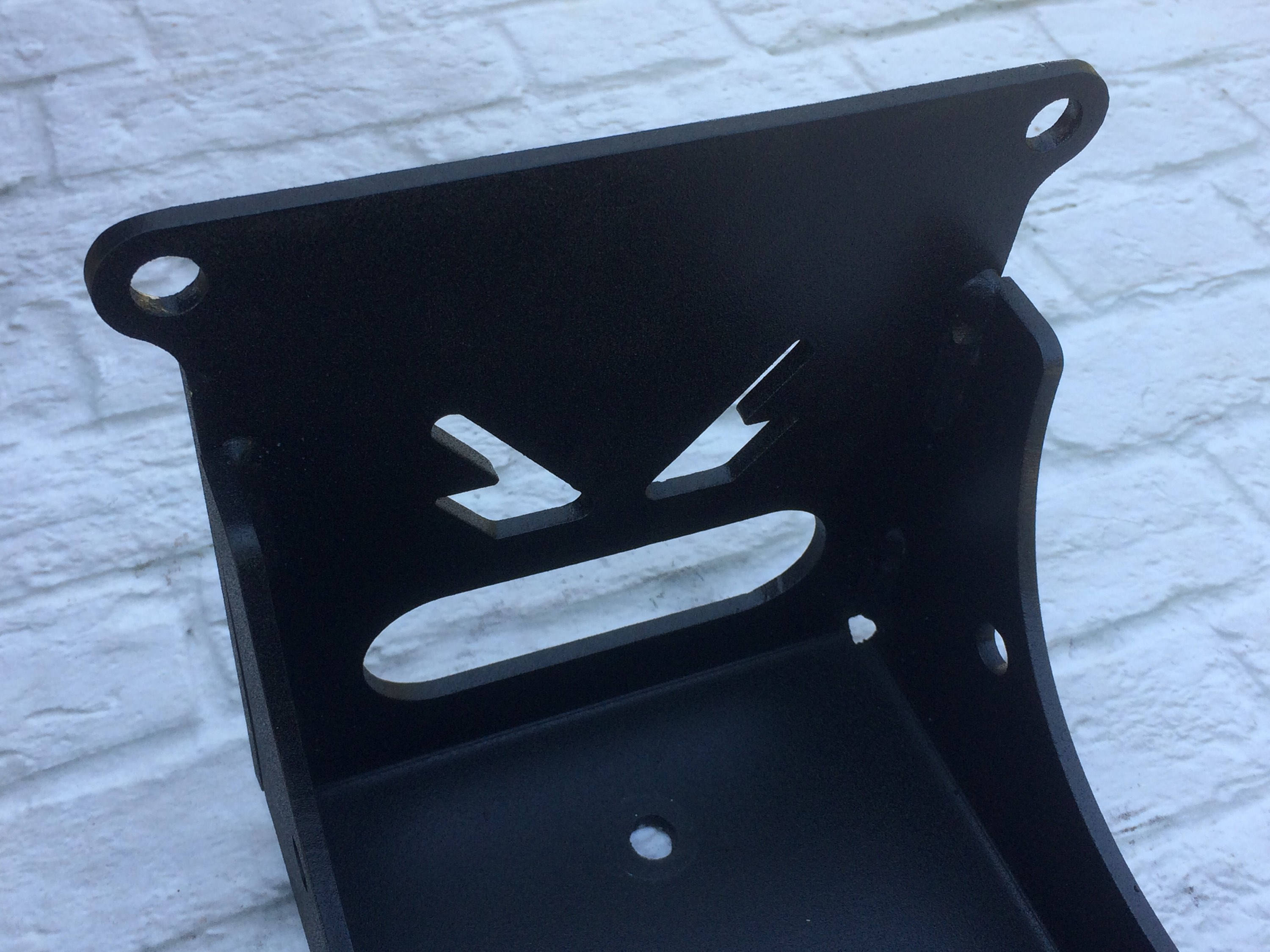 Wall mounted Jeep door hanger. Single door holder holds 2 doors