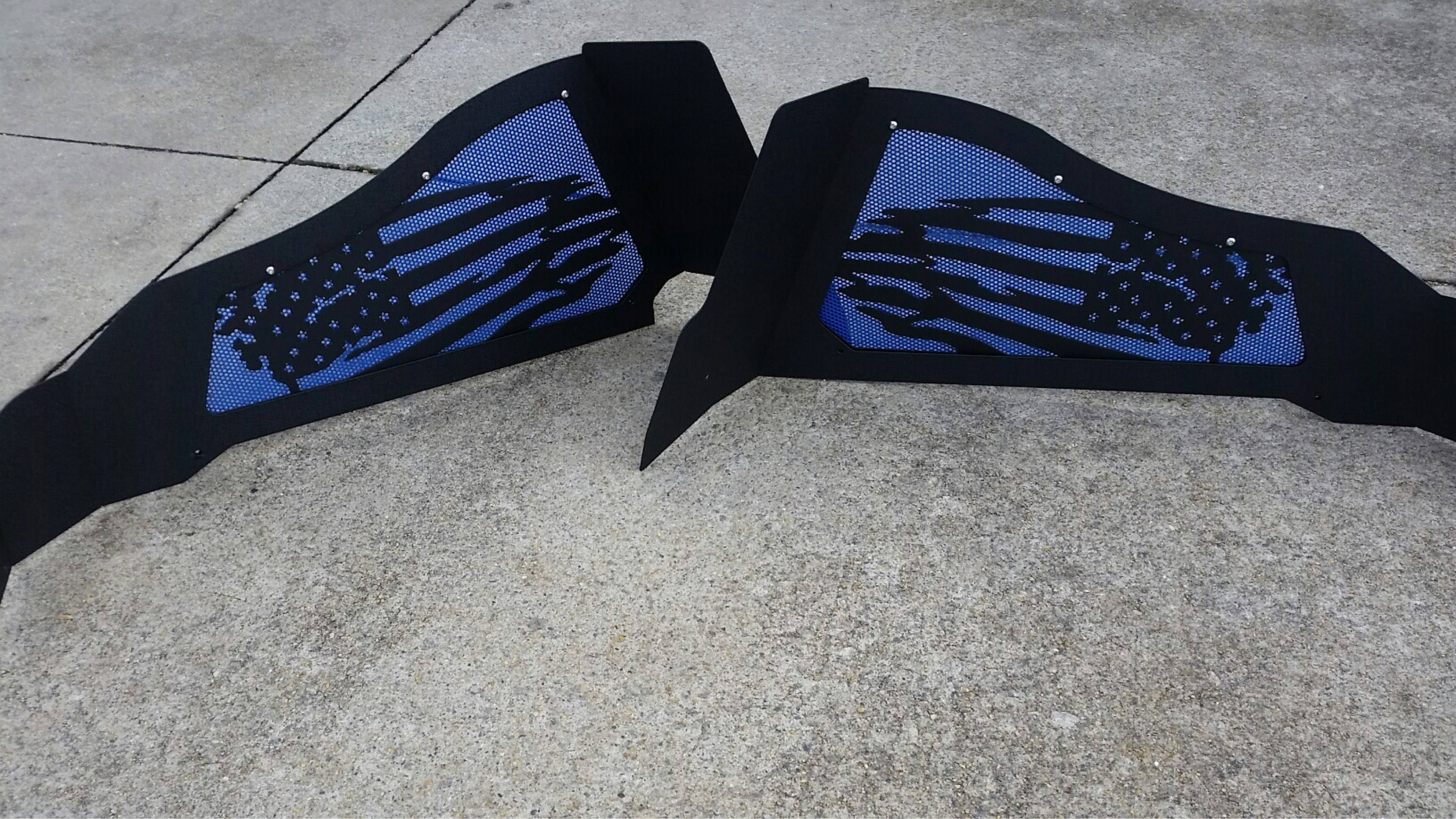 Solid Flag Rear Inner Fenders