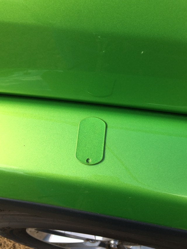 Sample swatch, Tester colors, powder coat sample