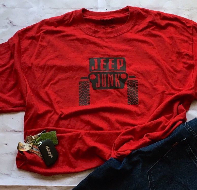 Jeep Junk Apparel Colored with black design unisex tshirt