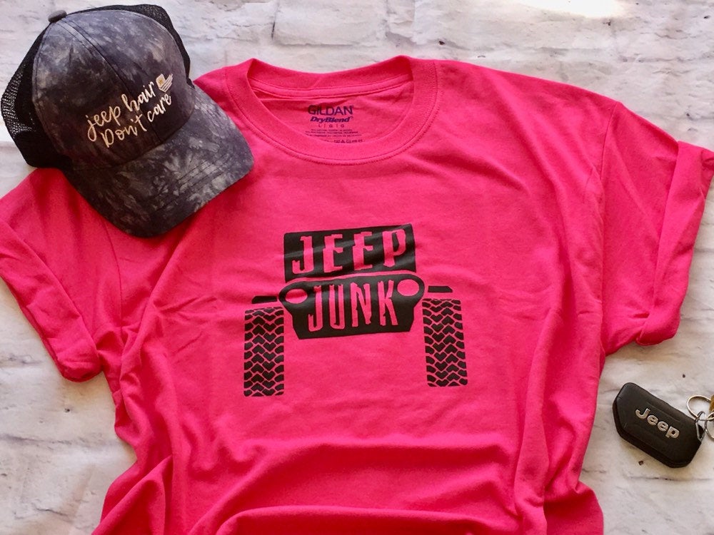 Jeep Junk Apparel Colored with black design unisex tshirt
