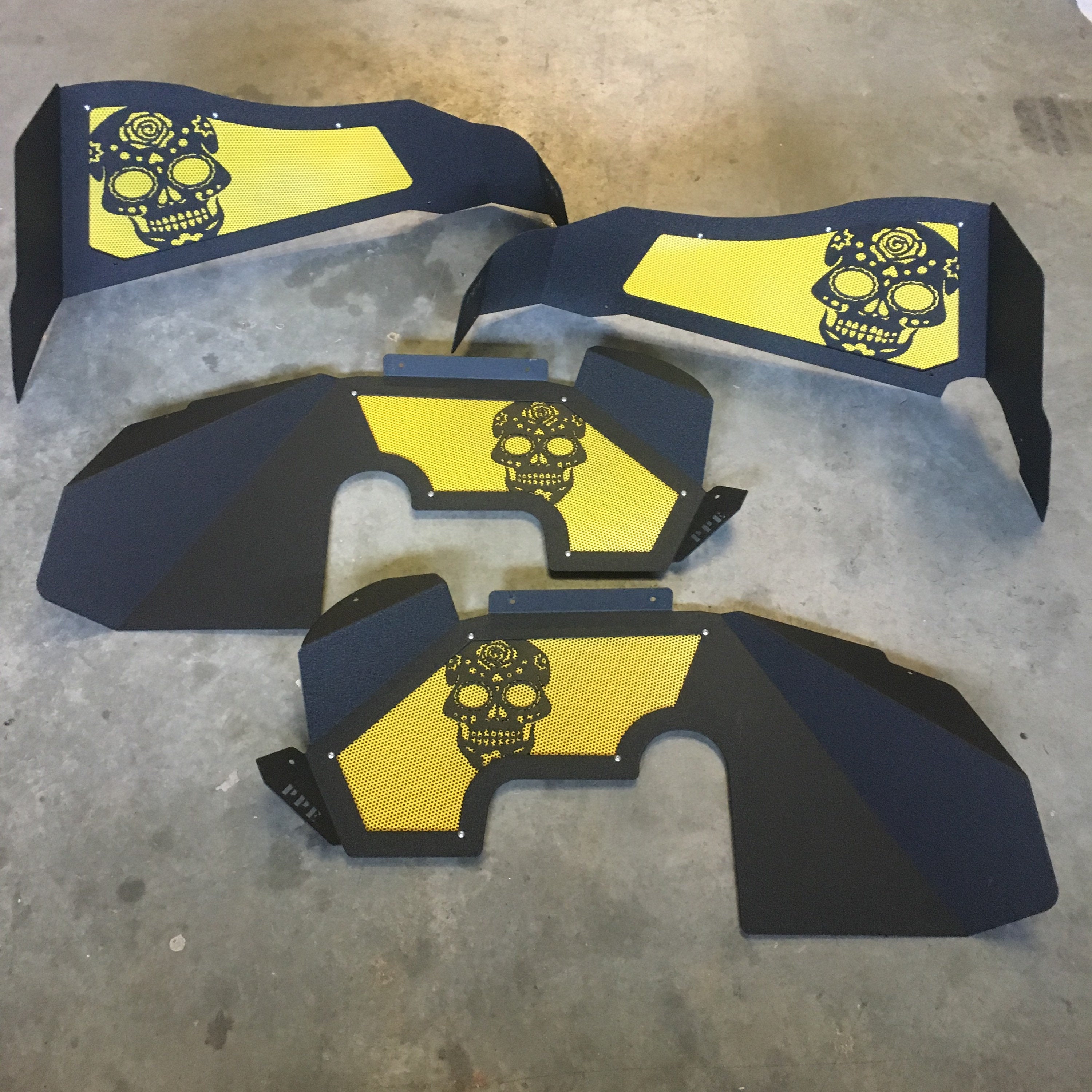 Sugar Skull Front Inner Fenders