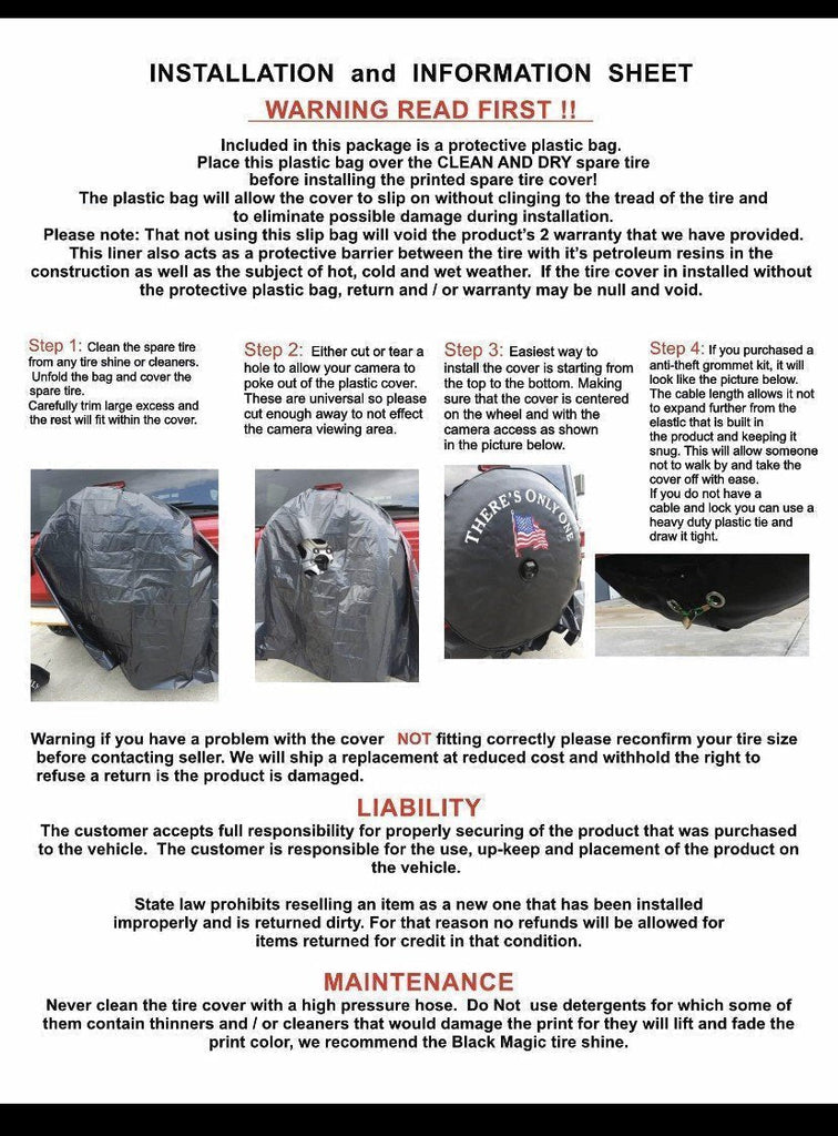 How to properly install your spare tire cover from spare-tirecovers.com