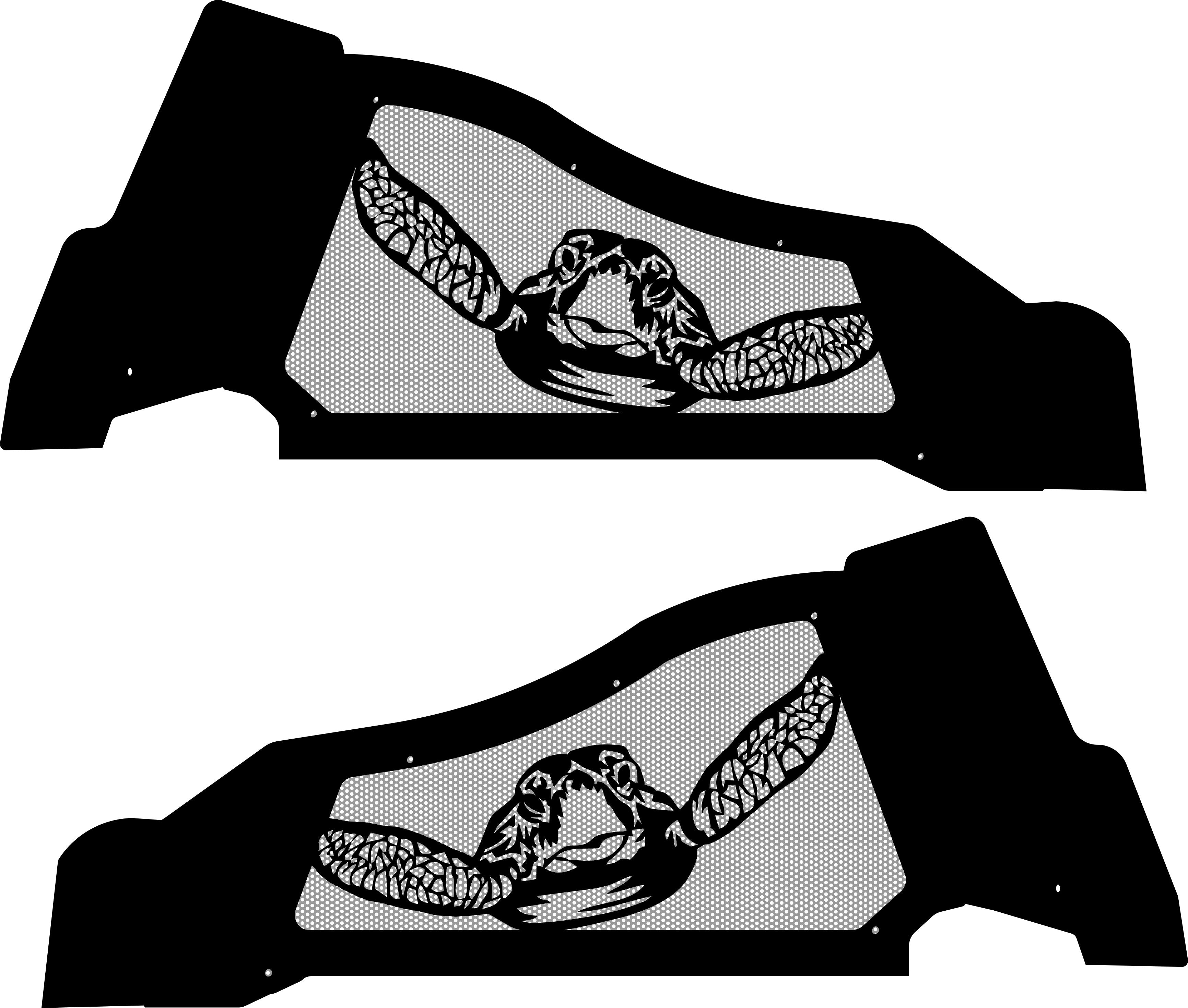 JK Sea turtle Rear Inner Fenders PPE Offroad