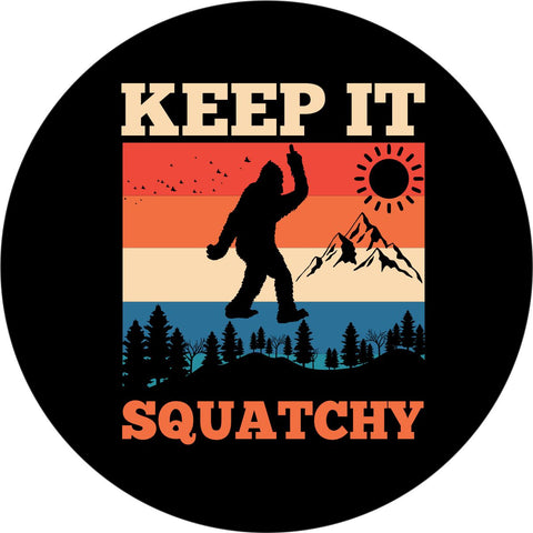 Bigfoot Sasquatch - Keep it Squatchy | Spare Tire Covers for Jeep, RV, Bronco, Campers, & More