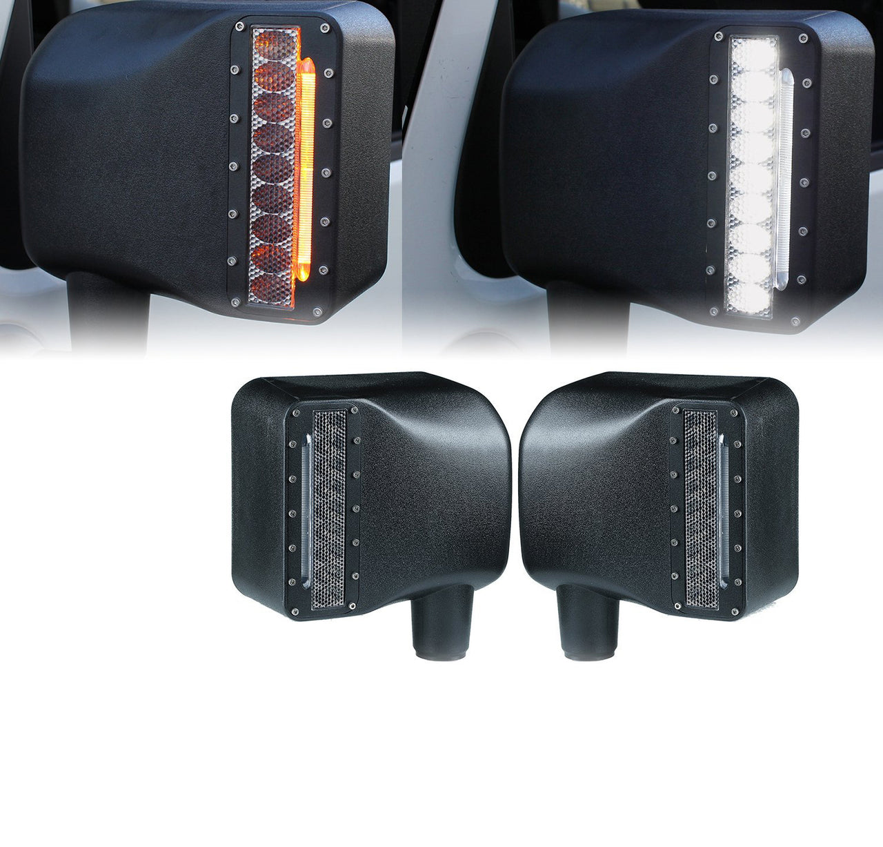 Side Mirrors with LEDS