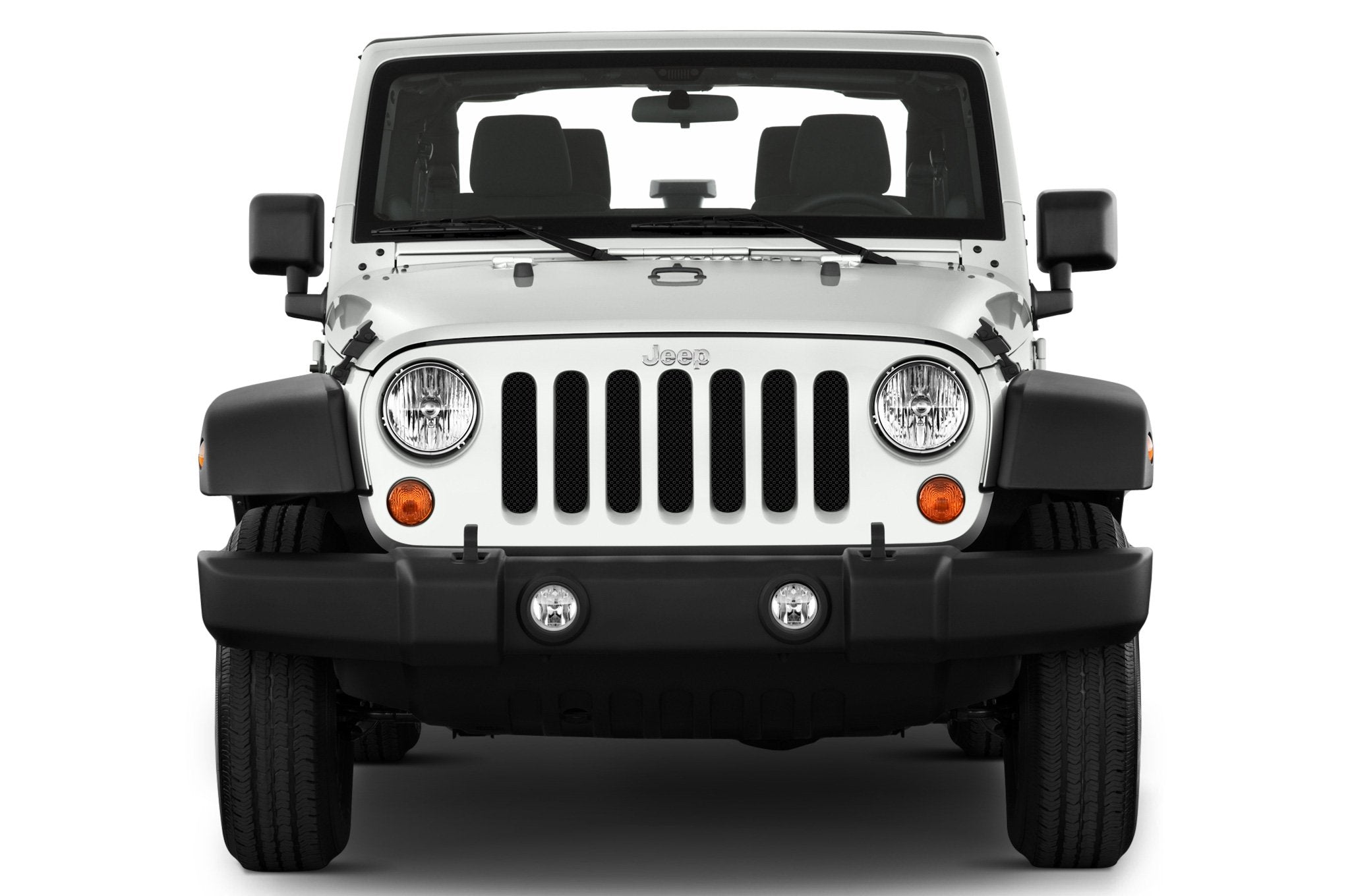 Solid Black Inserts & Flat Black Vent Decals Bundle