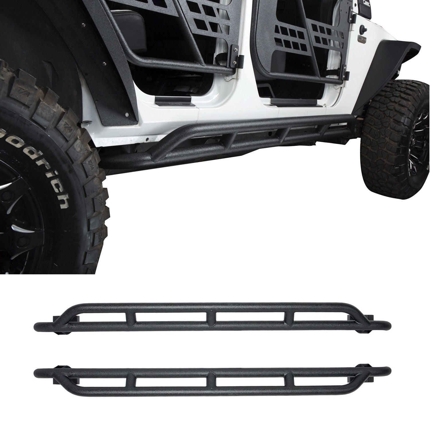 TITAN Offroad - Rock Slider Rock Rails (4 Door)